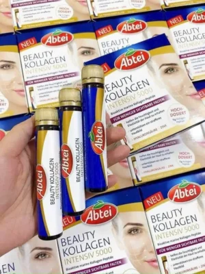 Collagen Abtei Beauty Kollagen Intensiv 5000 hộp 10 ống x 25ml của Đức Collagen trị nám Abtei Beauty Kollagen Intensiv 5000