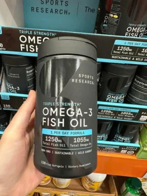 Dầu cá SR Triple Strength Omega-3 Fish Oil 150 viên của Mỹ