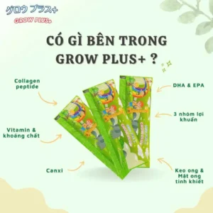 Grow Plus +, hỗ trợ tăng cường sức khoẻ, tăng cường sức đề kháng