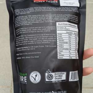 Hạt Chia Đen Hữu Cơ Black Bag 500gr