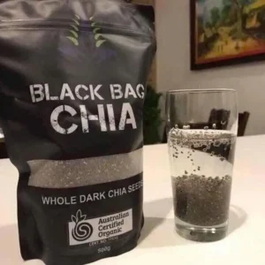 Hạt chia đen Úc 500g Black Bag Hạt Chia Úc BLACK BAG CHIA Túi Đen 500gr
