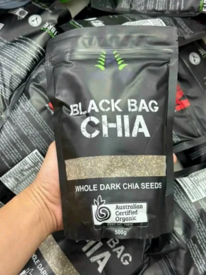 Hạt chia đen Úc 500g Black Bag Hạt chia đen Úc 500g