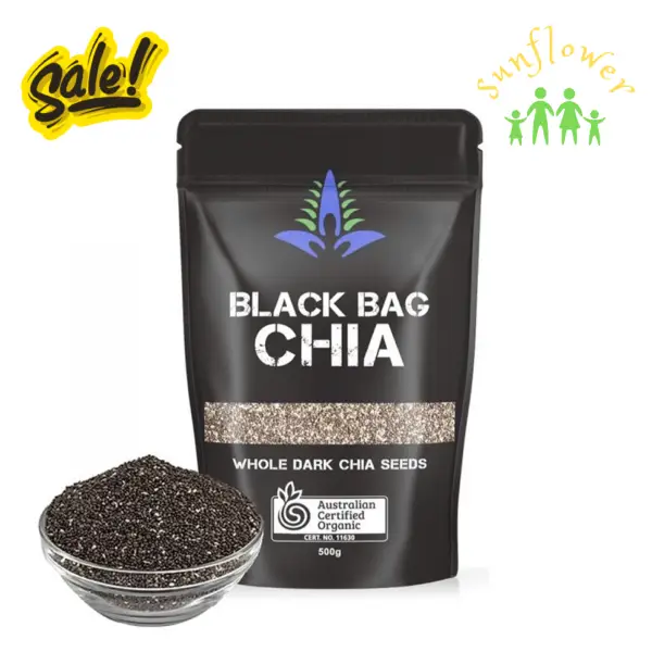 Hạt chia đen Úc 500g Black Bag Hạt chia đen Úc 500g Black Bag
