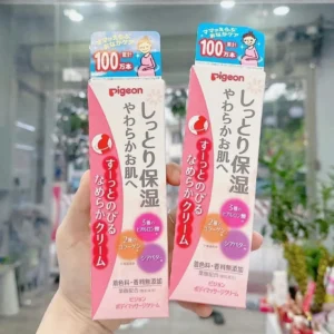 Kem chống rạn da Pigeon 110g dùng trước sinh của Nhật Bản Kem chống rạn da Pigeon hồng dành cho trước sinh -110g