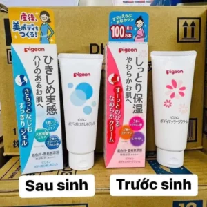 Kem chống rạn da Pigeon 110g dùng trước sinh của Nhật Bản Kem chống rạn da cho mẹ bầu Pigeon 110g