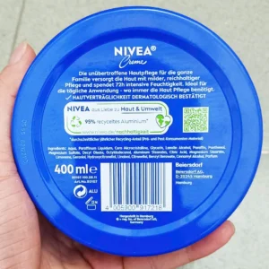 Kem dưỡng ẩm Nivea Creme 400ml, da mềm mịn