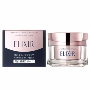 Kem dưỡng trắng da chống lão hoá Shiseido Elixir Whitening & Revitalizing Care Enriched Clear Cream 45g