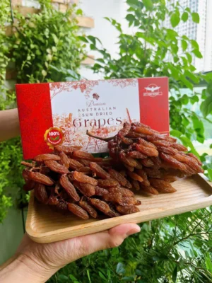 Nho Thompson Premium Australian Sun Dried Grapes 500g Nho khô nguyên cành Dried Grapes 1kg của Úc-Giống nho Thomson