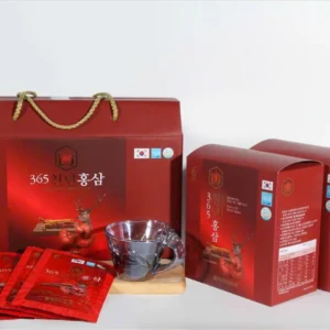 Nước Hồng Sâm Nhung Hươu Linh Chi Hàn Quốc 365 Hộp 20 gói x 70ml
