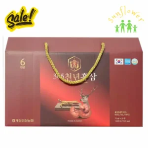 Nước hồng sâm nhung hươu 365 hộp 20 gói của Hàn Quốc