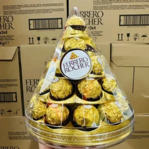 Socola tháp Ferrero Rocher 350g 28 viên của Italia Socola Ferrero Rocher Tháp 28 Viên 350g của Ý