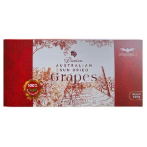 Thompson Class A hộp 500g - Nho khô nguyên cành Úc