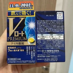 Viên uống bổ mắt V Rohto Premium Eye Oral 80 viên của Nhật Bản VIÊN UỐNG BỔ MẮT V ROHTO PREMIUM EYE ORAL TABLETS NHẬT BẢN