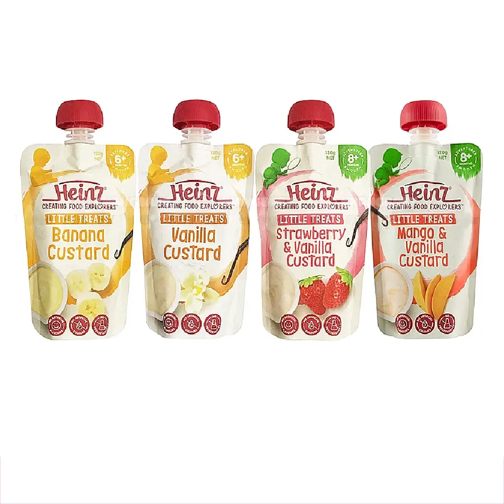 Set 10 váng sữa Heinz Custard túi 120g của Úc Váng sữa Heinz Custard Úc túi 120g 6M+