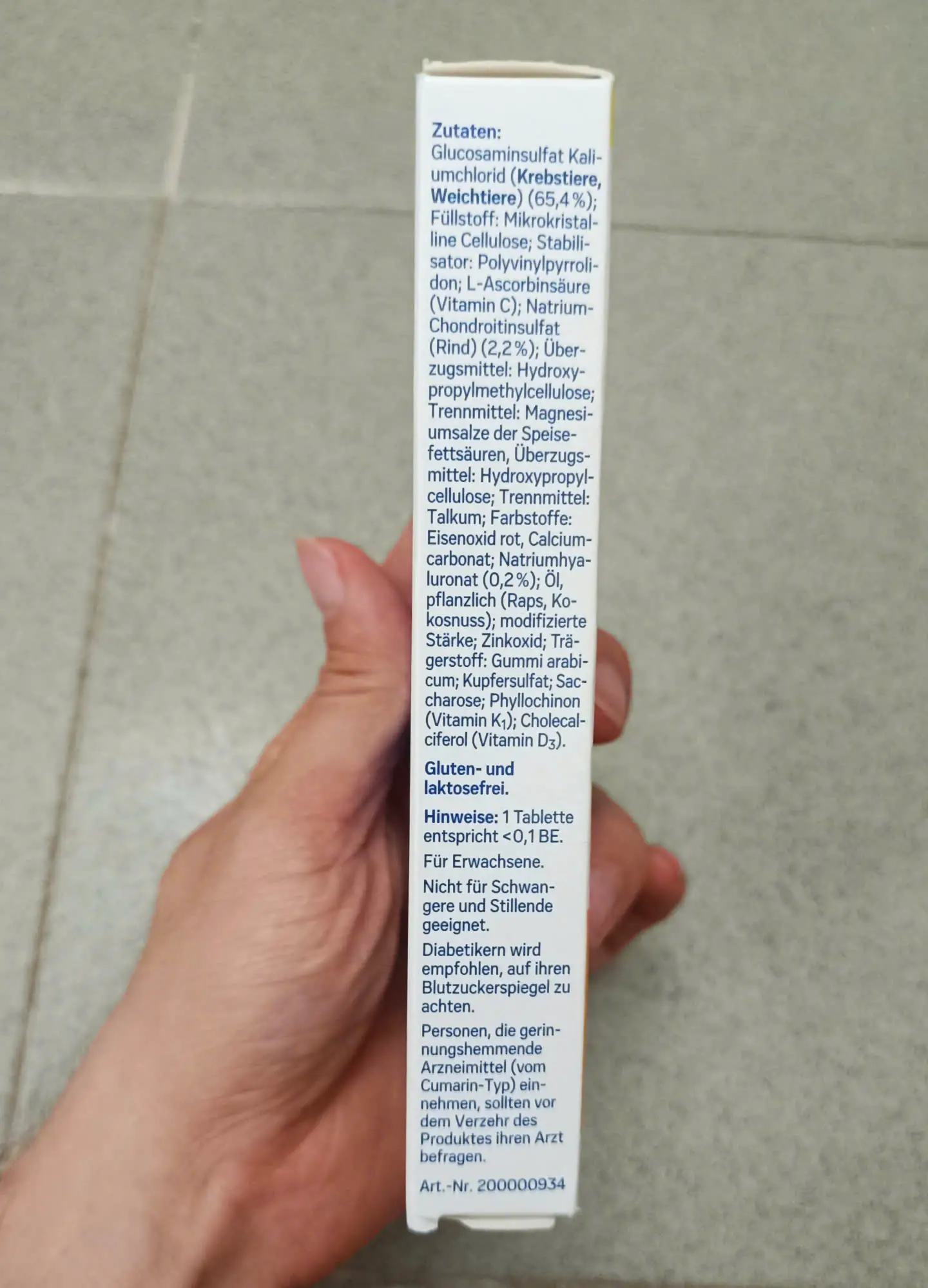 Viên uống Tetesept Glucosamin 1650 + Hyaluron + Chondroitin 40 viên của Đức Viên Uống Bổ Xương Khớp Tetesept Glucosamin 1650, 40 viên