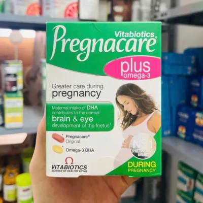 Viên Uống Cho Mẹ Bầu Vitabiotics Pregnacare Plus Omega-3 Hộp 56 Viên