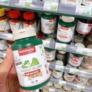 Viên bổ não Nat&Form Ginkgo Biloba Memoire Bio 200 viên