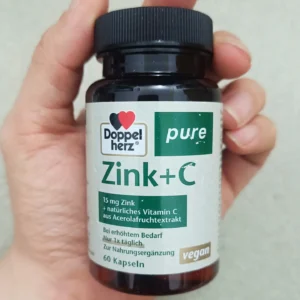Viên uống thuần chay Doppelherz Zink + C 60 viên của Đức Viên uống Doppelherz Zink + C 60 viên thuần chay của Đức
