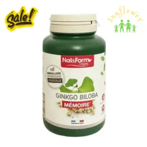 Viên uống bổ não Nat Form Ginkgo Biloba Memoire Bio 200 viên của Pháp