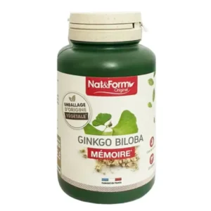 Viên uống bổ não Nat&Form Ginkgo Biloba Memoire 200 viên Pháp