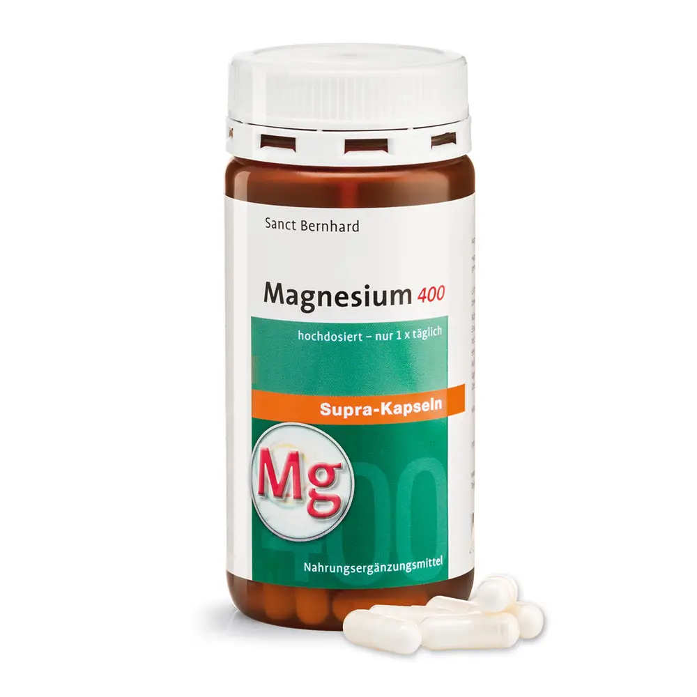Viên uống Magnesium 400 Sanct Bernhard 300 viên của Đức Viên uống bổ sung Magnesium 400 Sanct Bernhard 300 viên