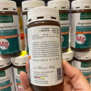 Viên uống Magnesium 400 Sanct Bernhard 300 viên của Đức Viên uống bổ sung Magnesium 400 Sanct Bernhard