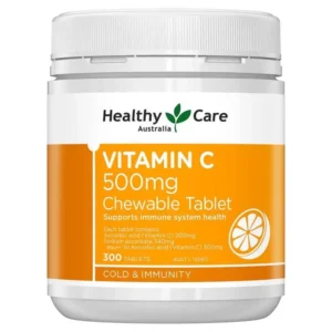 Viên uống bổ sung Vitamin C Healthy Care Vitamin C 500mg 300 viên