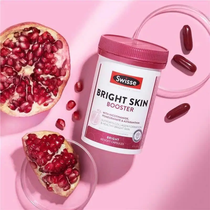 Viên uống trắng da Swisse Bright Skin Booster 60 viên của Úc Viên uống hỗ trợ trắng da Swisse Beauty Bright Skin 60 viên