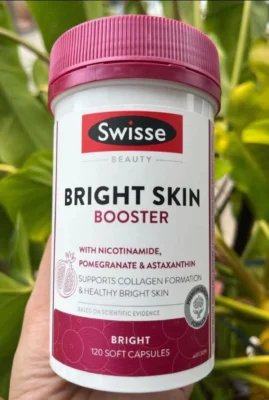 Viên uống hỗ trợ trắng da Swisse Bright Skin 120 viên của Úc