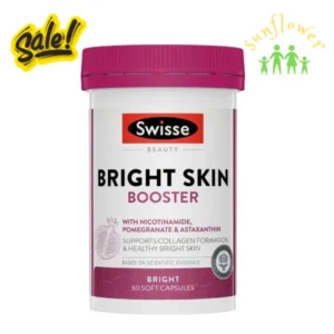 Viên uống trắng da Swisse Bright Skin Booster 60 viên của Úc