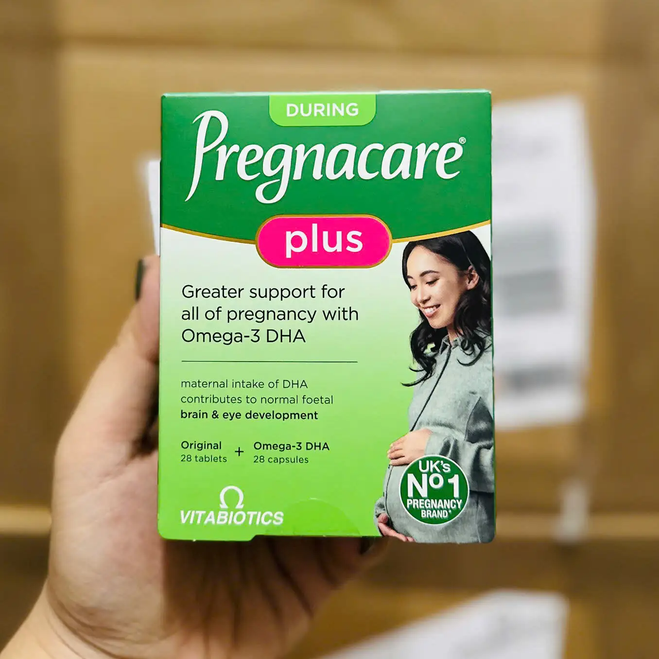 Viên uống Pregnacare Plus Omega 3 hộp 56 viên của Anh Vitamin Tổng Hợp Cho Bà Bầu Pregnacare Plus Omega-3 56 viên của Anh