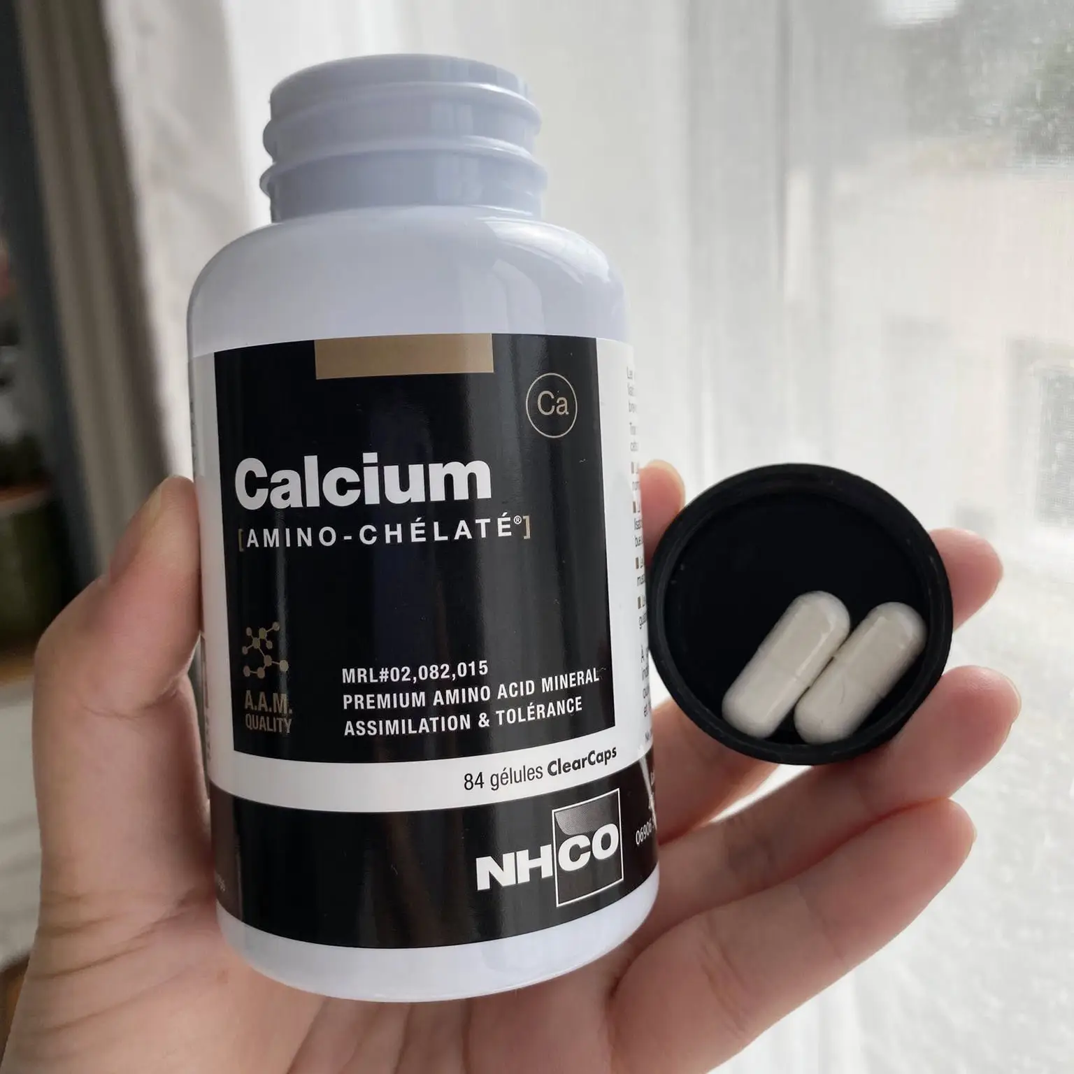 Canxi hữu cơ Calcium Amino Chelate NHCO 84 viên của Pháp canxi hữu cơ NHCO nội địa Pháp 84 viên