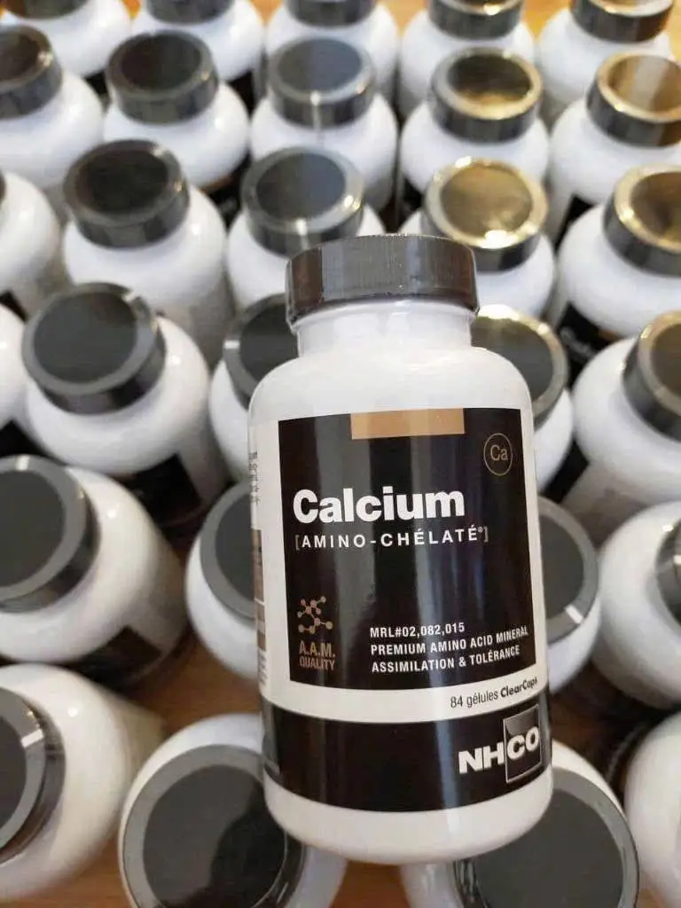 Canxi hữu cơ Calcium Amino Chelate NHCO 84 viên của Pháp Viên Uống Bổ Sung Canxi NHCO Calcium Pháp Hộp 84 Viên