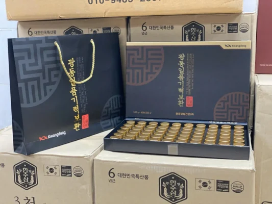 An Cung Ngưu Hoàng Hoàn Kwangdong Hộp Đen 60 Viên Nội Địa Hàn Quốc