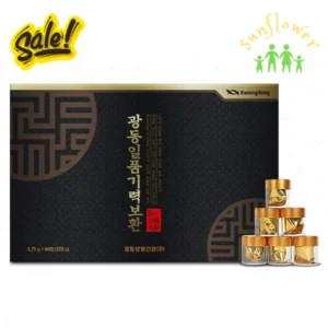 An cung ngưu hoàng hoàn Kwangdong hộp đen 60 viên của Hàn Quốc