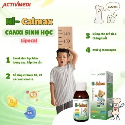 Canxi Hi-Calmax ActiveMedi Pharma cho bé từ 4 tháng