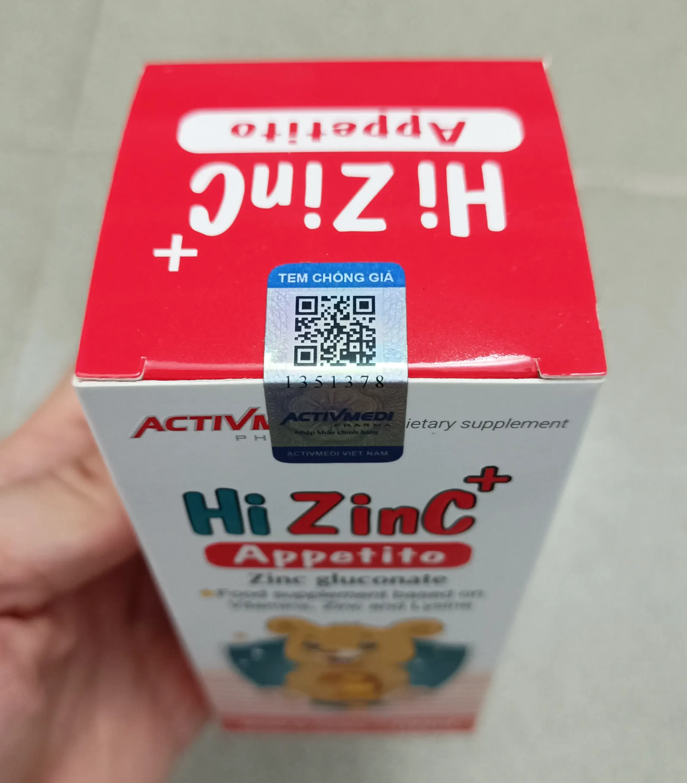 Kẽm hữu cơ Hi Zinc Appetito 100ml của Tây Ban Nha Hi Zinc Appetito bổ sung kẽm hữu cơ
