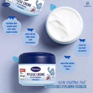 Kem dưỡng da Bubchen Pflege Creme cho trẻ sơ sinh