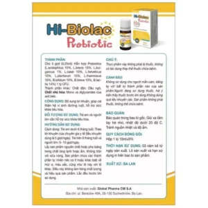 Men vi sinh 10 chủng Hi-Biolac Probiotic ActivMedi