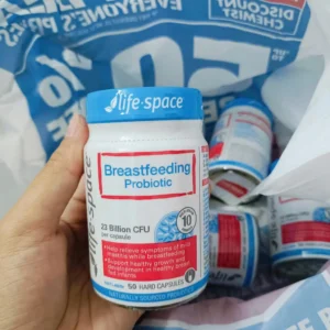 Men vi sinh sau sinh Life Space Breastfeeding Probiotic 50 viên của Úc Men vi sinh Life Space Breastfeeding Probiotic - men cho mẹ sau sinh