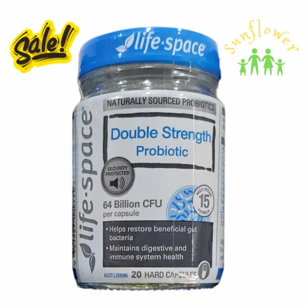 Men vi sinh Life-Space Double Strength Probiotic 64 tỷ CFU 20 viên của Úc Men vi sinh Life-Space Double Strength Probiotic 64 tỷ CFU 20 viên của Úc
