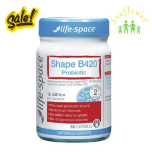 Men vi sinh Life Space Shape B420 Probiotic 60 viên của Úc
