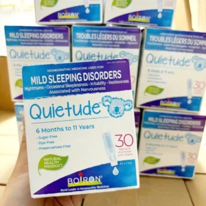 Muối uống vi lượng đồng căn Boiron Quietude 30 ống của Canada Muối uống vi lượng Boiron Quietude Canada hỗ trợ cải thiện giấc ngủ cho bé
