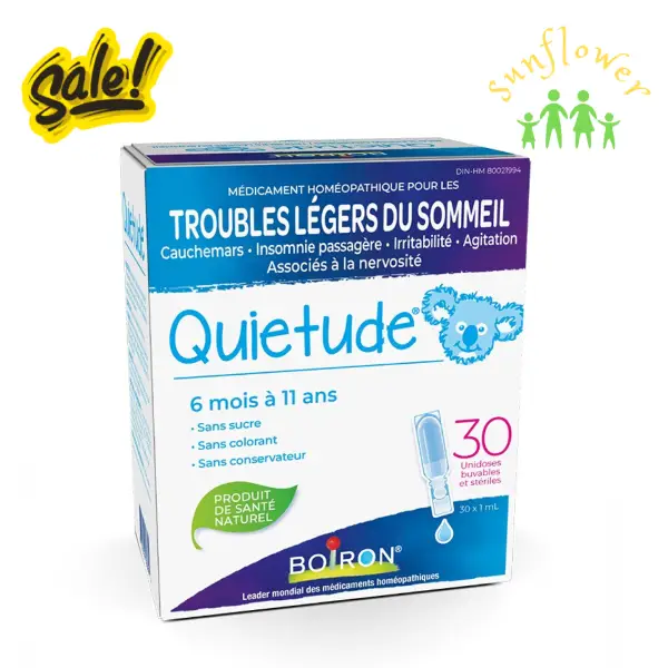 Muối uống vi lượng đồng căn Boiron Quietude 30 ống của Canada Muối uống vi lượng đồng căn Boiron Quietude 30 ống của Canada