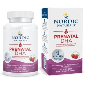 NORDIC NATURALS PRENATAL DHA, STRAWBERRY - 830 MG OMEGA-3 90 viên