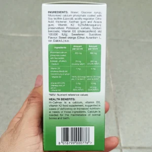 Siro Hi-Calmax bổ sung canxi và D3K2 cho bé