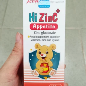 Kẽm hữu cơ Hi Zinc Appetito 100ml của Tây Ban Nha Siro Hi ZinC+ 100ml, hỗ trợ tiêu hóa, giúp trẻ ăn ngon