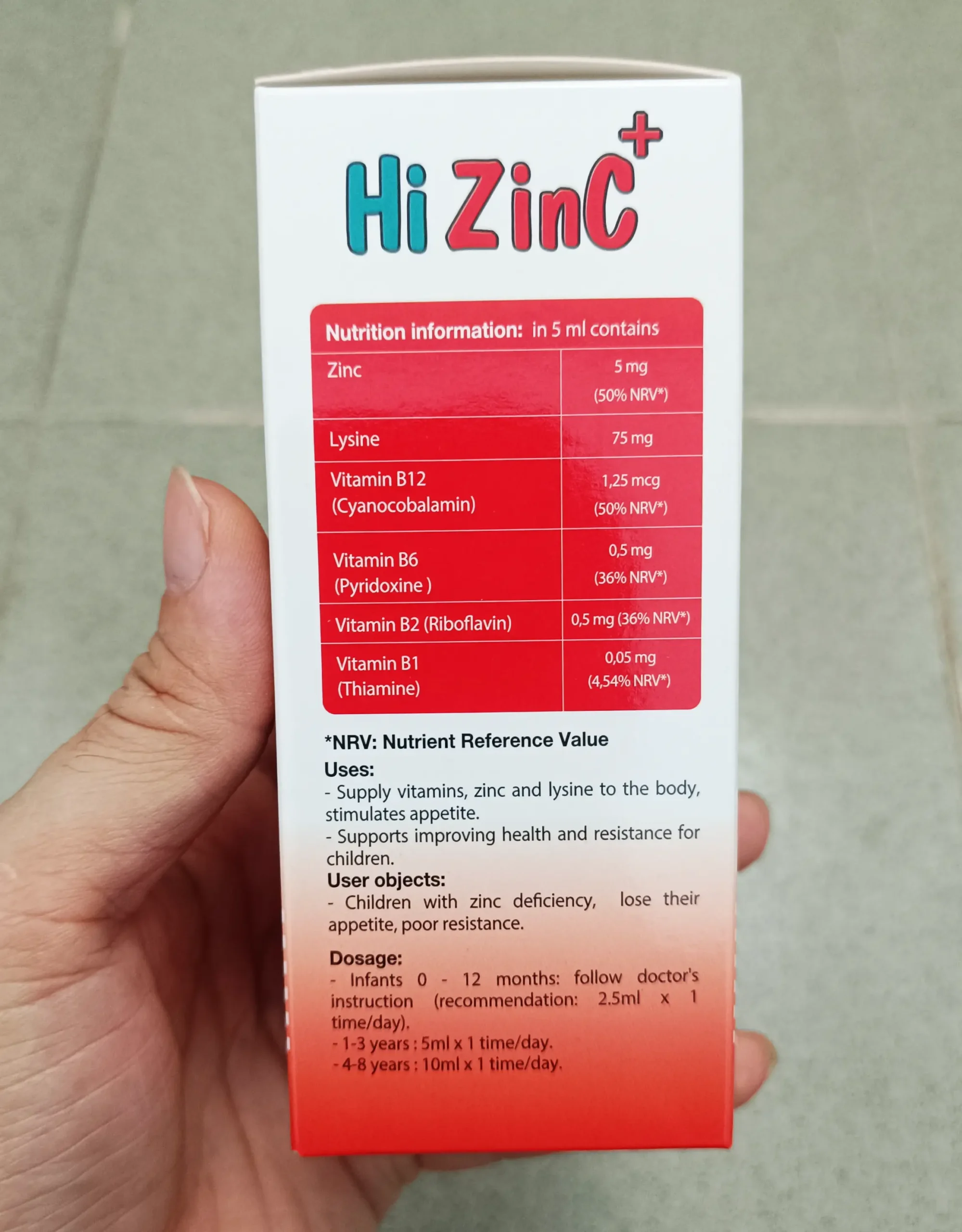 Kẽm hữu cơ Hi Zinc Appetito 100ml của Tây Ban Nha Siro Hi ZinC Appetito là sản phẩm nhập khẩu Tây Ban Nha