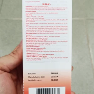 Kẽm hữu cơ Hi Zinc Appetito 100ml của Tây Ban Nha Siro Hi Zinc Kẽm Appetito giúp trẻ ăn ngon miệng 100ml