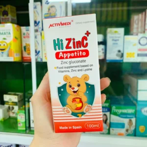 Siro Kẽm Hi ZinC 100ml, hỗ trợ tiêu hóa